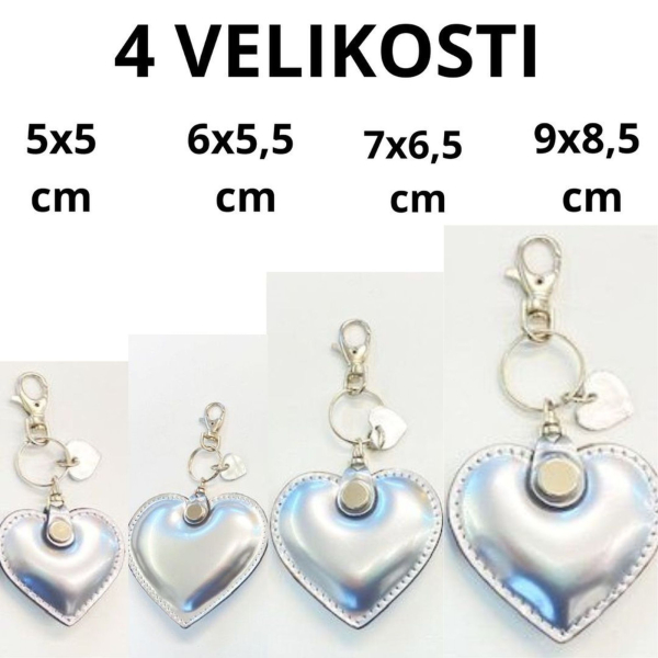 Usnjeni obeski za ključe 4 velikosti
