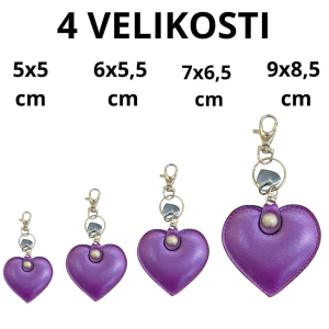 Usnjeni obeski za ključe 4 velikosti