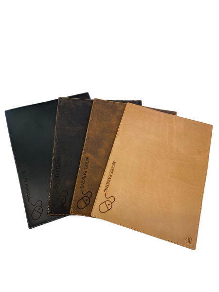 Big leather mouse pad - personalized