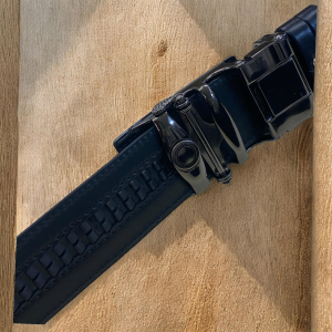 Leather man belt Elite with automatic buckle 3.5 cm