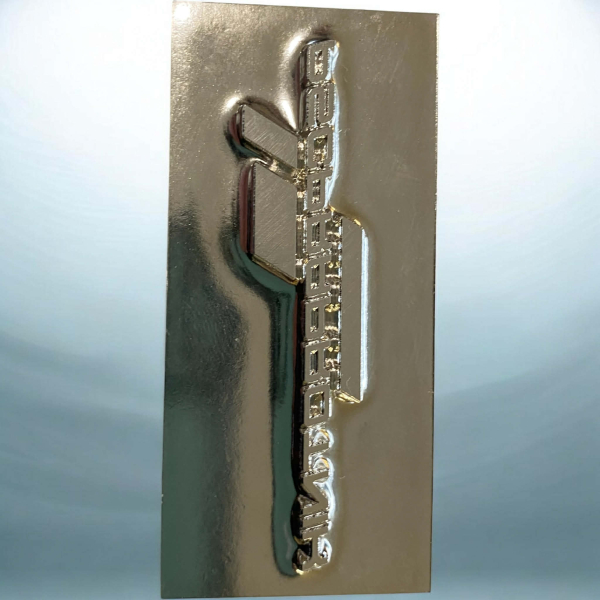 Leather keyrings with a transparent window