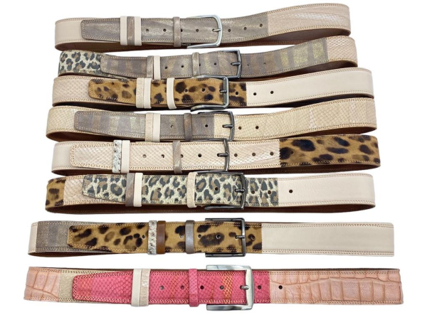 Multicolor quality, leather women's belts also Custom