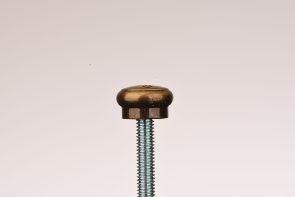 Furniture Handle with Motif Antique Engraved Screws