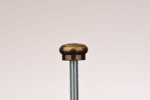 Furniture Handle with Motif Antique Engraved Screws