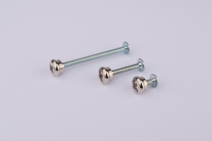Furniture Stylish Handle Sewn Engraved silver screws