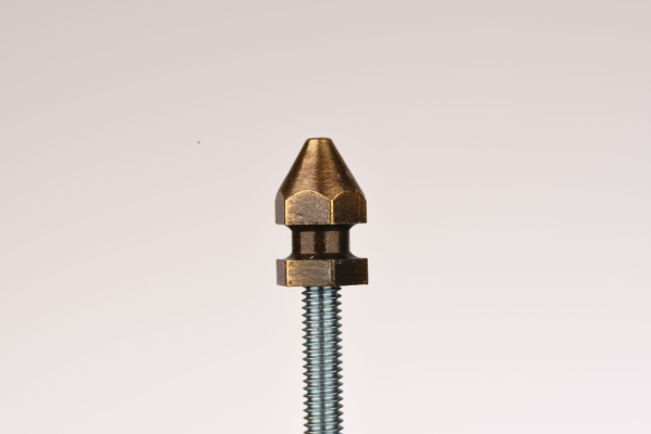 Leather door handle Kupid Antique screws Hexa