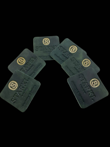 Leather aprons and menus for caterers