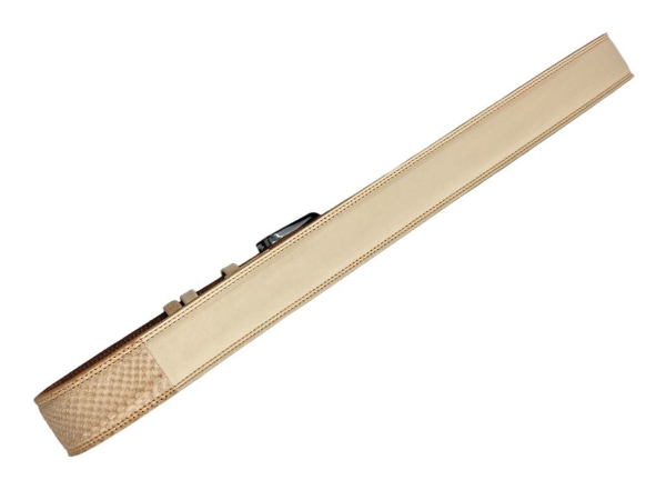 Usnjeno krzneni ženski Pas Peščeni Jaguar 4cm