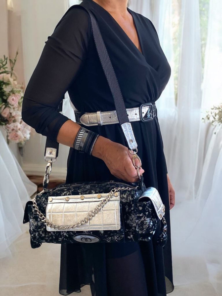Unikatna usnjena torbica Crossbody