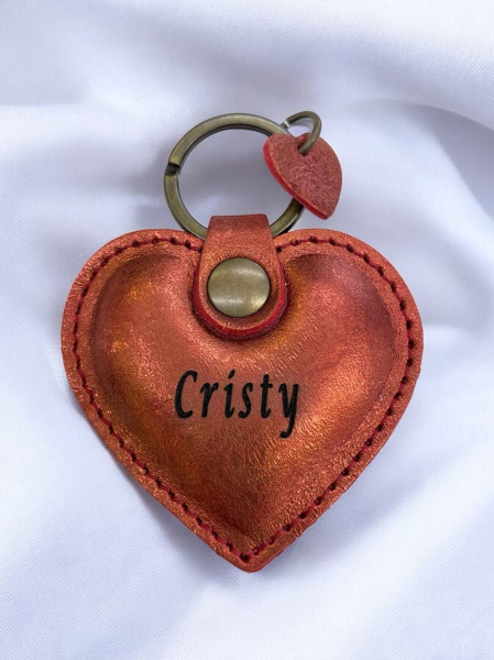 Personalizirani obesek za ključe srce