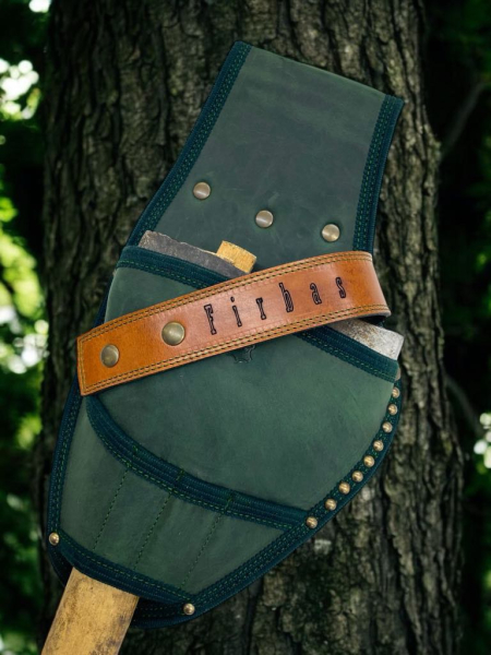 Leather scout axe case