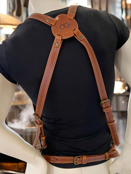 Leather apron Classic with BACK STRAPS